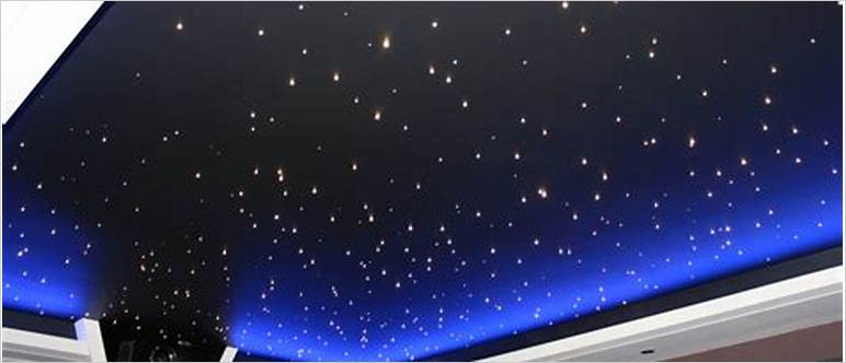 Ceiling light stars night